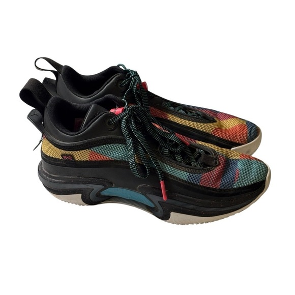 Nike Air Jordan 36 Low Black Multicolor Mens Sneakers Size 8.5 DH0833-063 main image 6